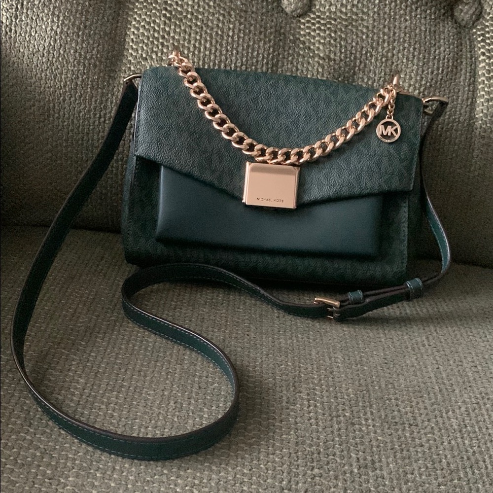 Michael Kors Green Crossbody Bag